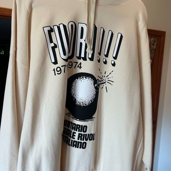 Men's Gucci, graphic print, cotton hoodie size XL made in Italy - Picture 3 of 11